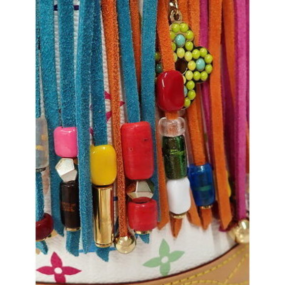 Louis Vuitton Multicolor Bucket Fleur Shoulder Bag - Picture 7 of 8